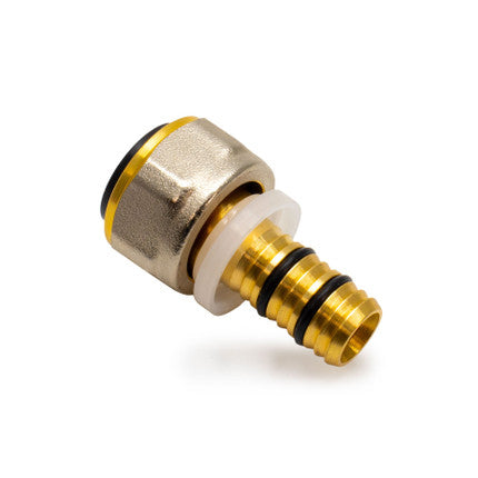 16mm x 1/2" Press Female Swivel Adapter