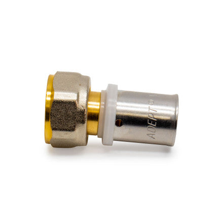 16mm x 1/2" Press Female Swivel Adapter