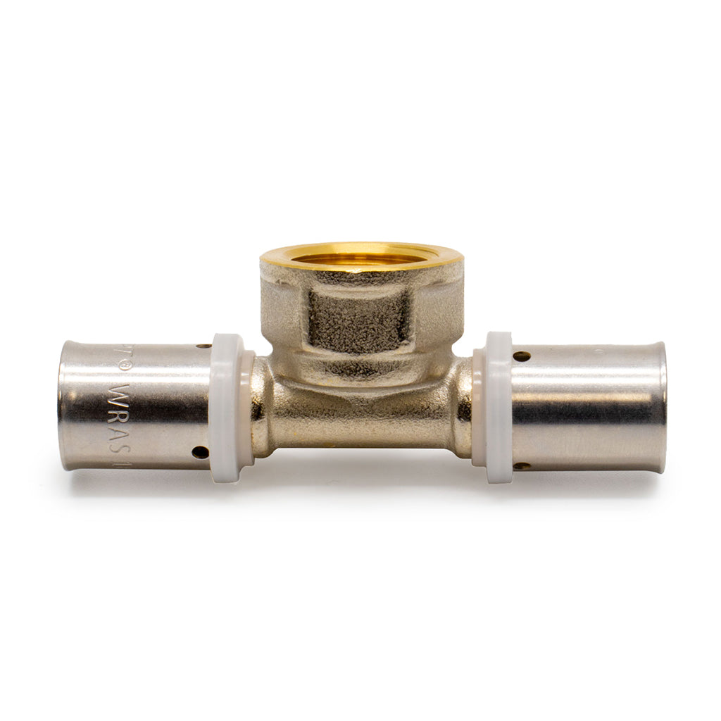 20mm x 3/4" x 20mm Press Female Tee