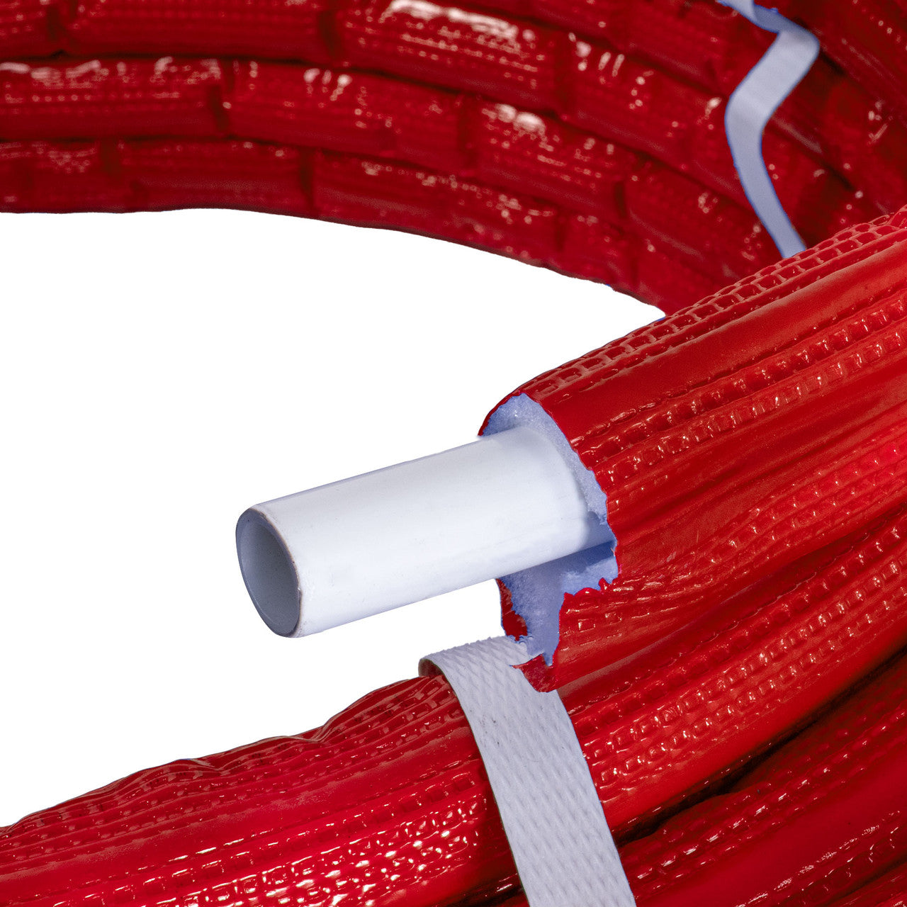 Alpex MLCP Pipe with 9mm Insulation - WRAS Approved (Red)