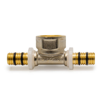 16mm x 1/2" x 16mm Press Female Tee