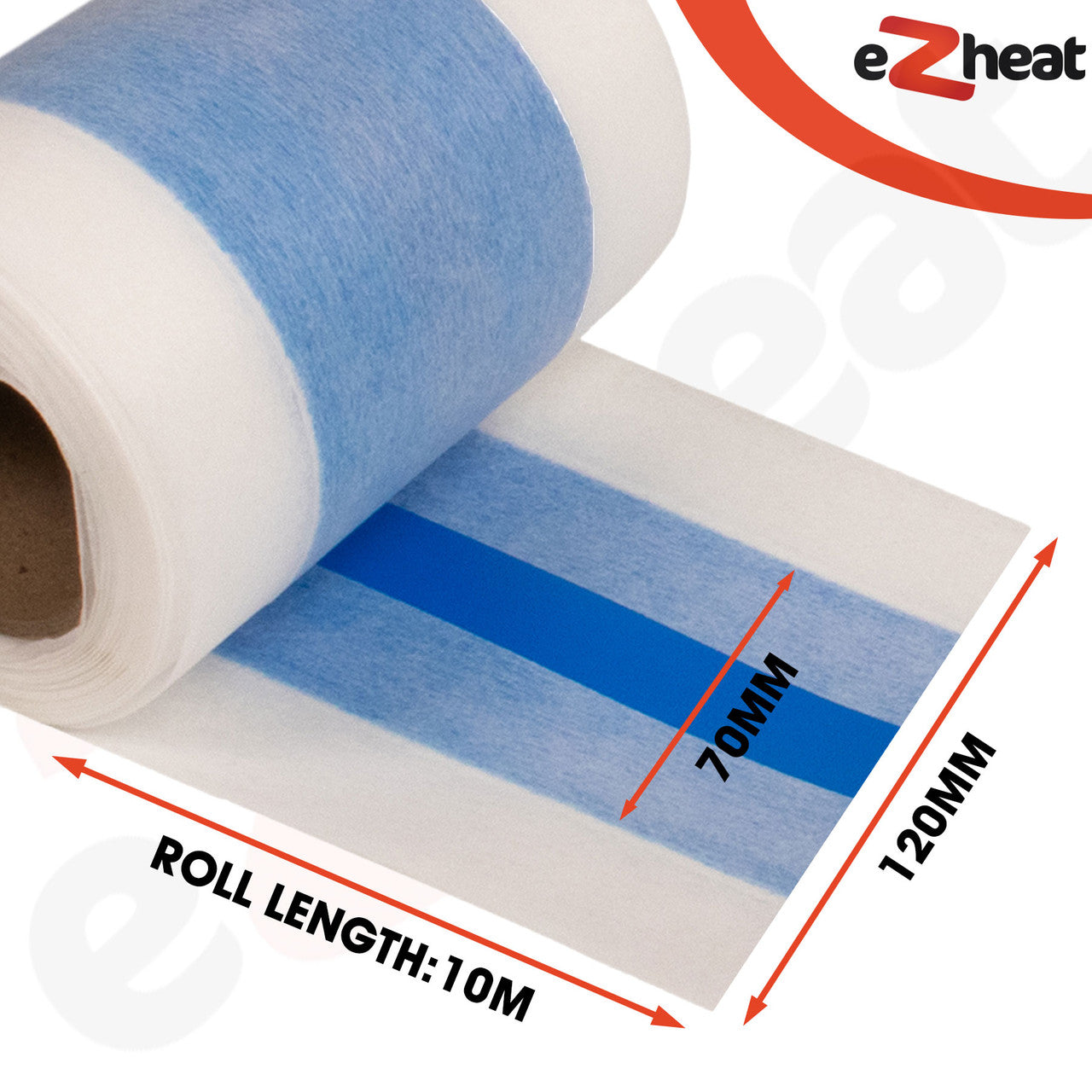 Ezheat 10m Waterproof Membrane Tanking Tape (120mm) - Non Adhesive