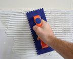 Vitrex Adhesive Trowel Tool - V Notch / U Notch - How To Use

