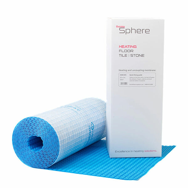 ThermoSphere Decoupling & Underfloor Heating Membrane Self Adhesive – 15m²