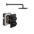 Shower Pack 1 - Round - Matt Black