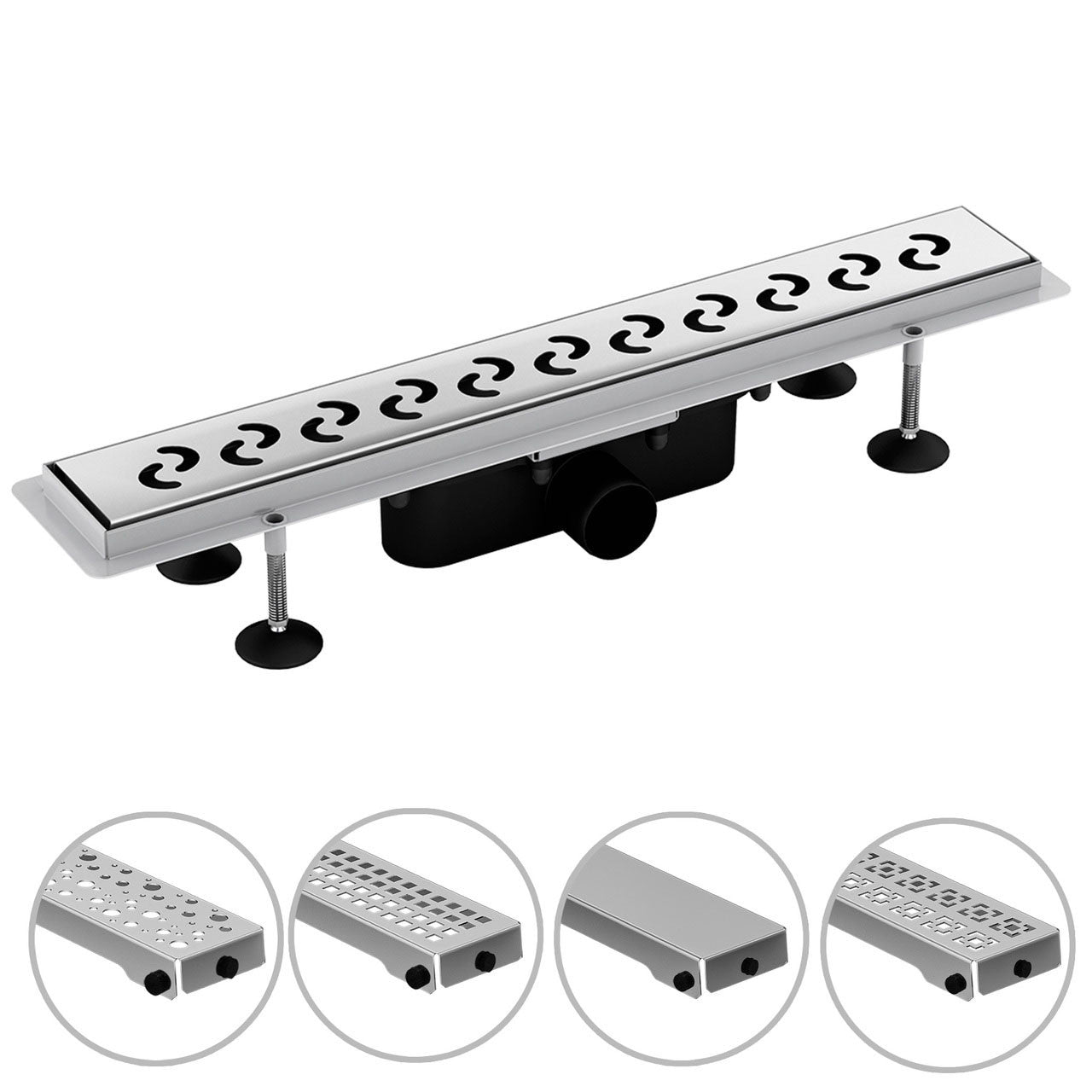 Wetroom Stainless Steel Linear Shower Drains