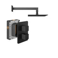 Shower Pack 1 - Square - Matt Black