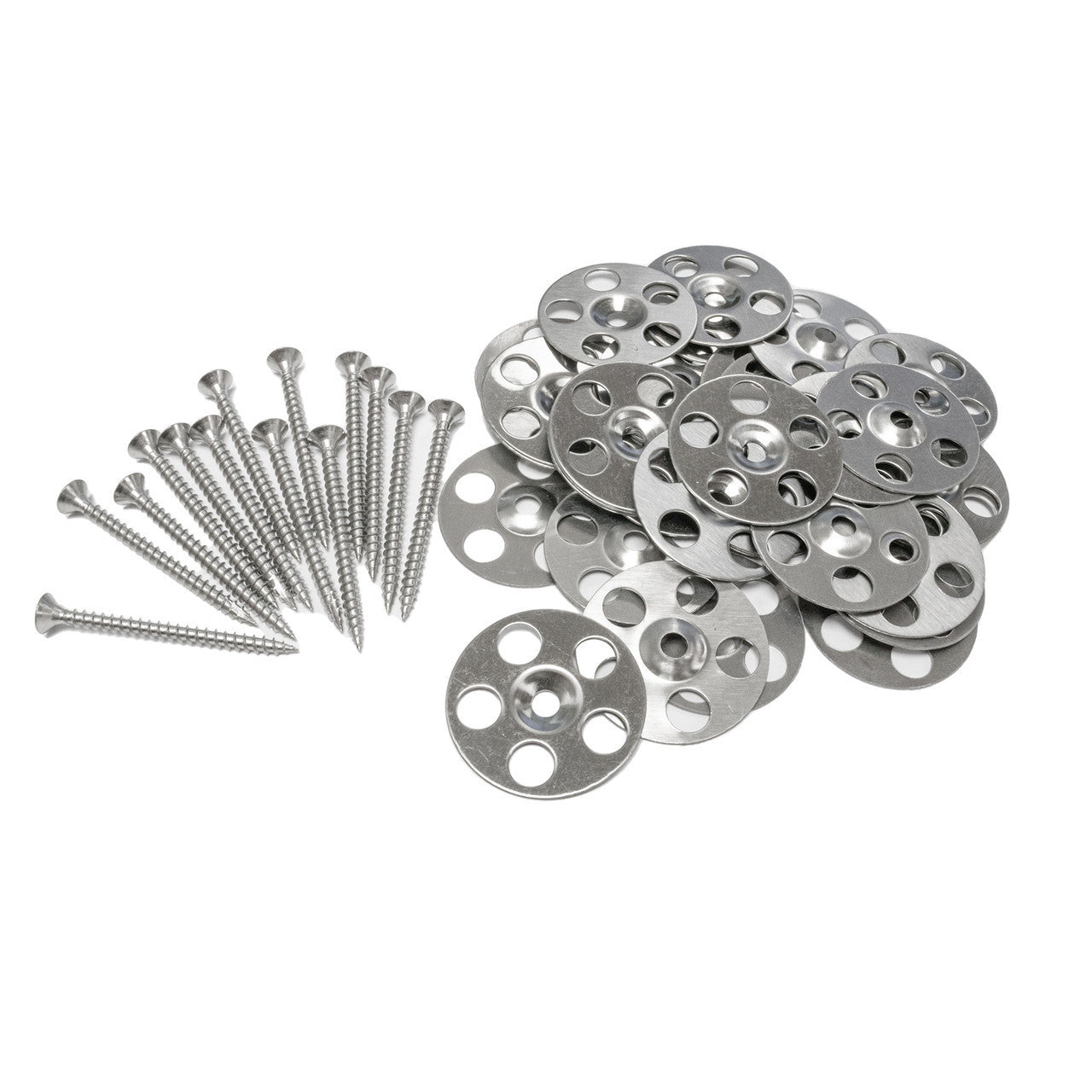 36mm Stainless Steel Washers for Tile Backer Boards with 4mm x 50mm Screws