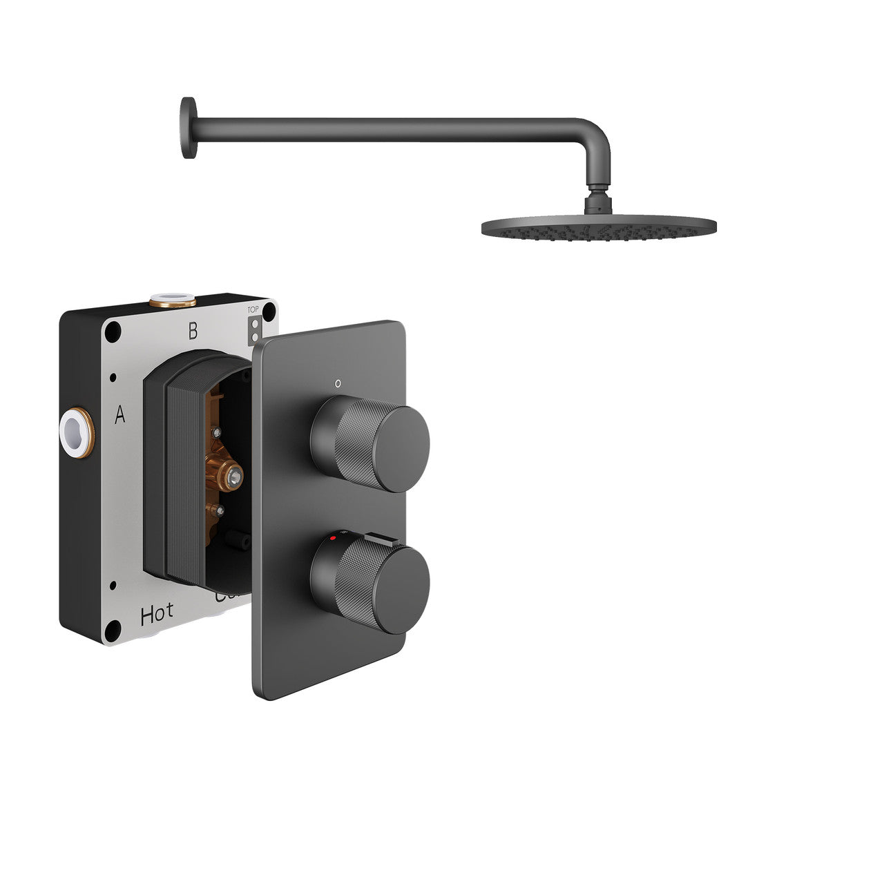 Shower Pack 1 - Iso Pro - Matt Anthracite