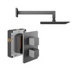 Shower Pack 1 - Square - Matt Anthracite