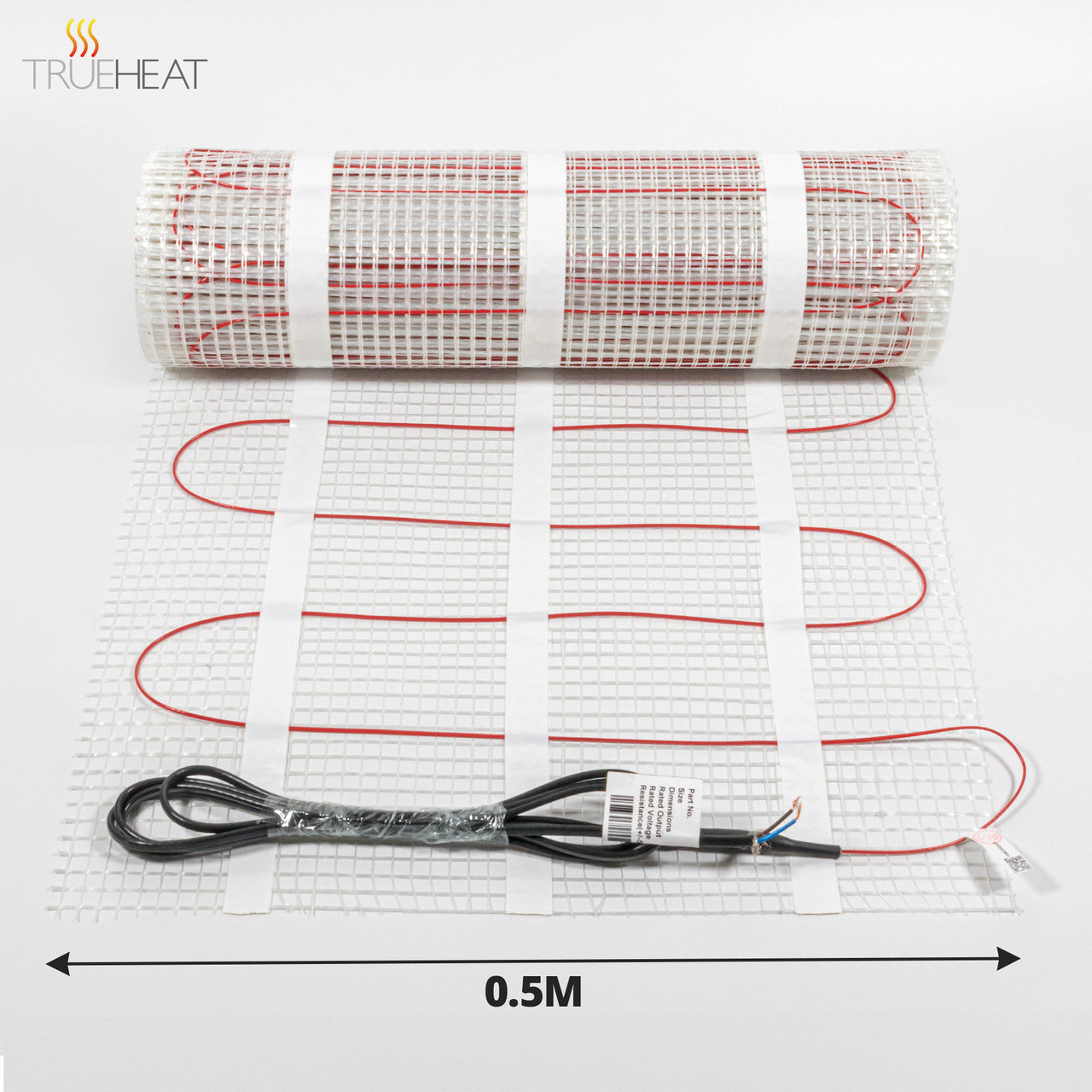 200W Electric Underfloor Heating Mat Kit with Choice of Thermostat