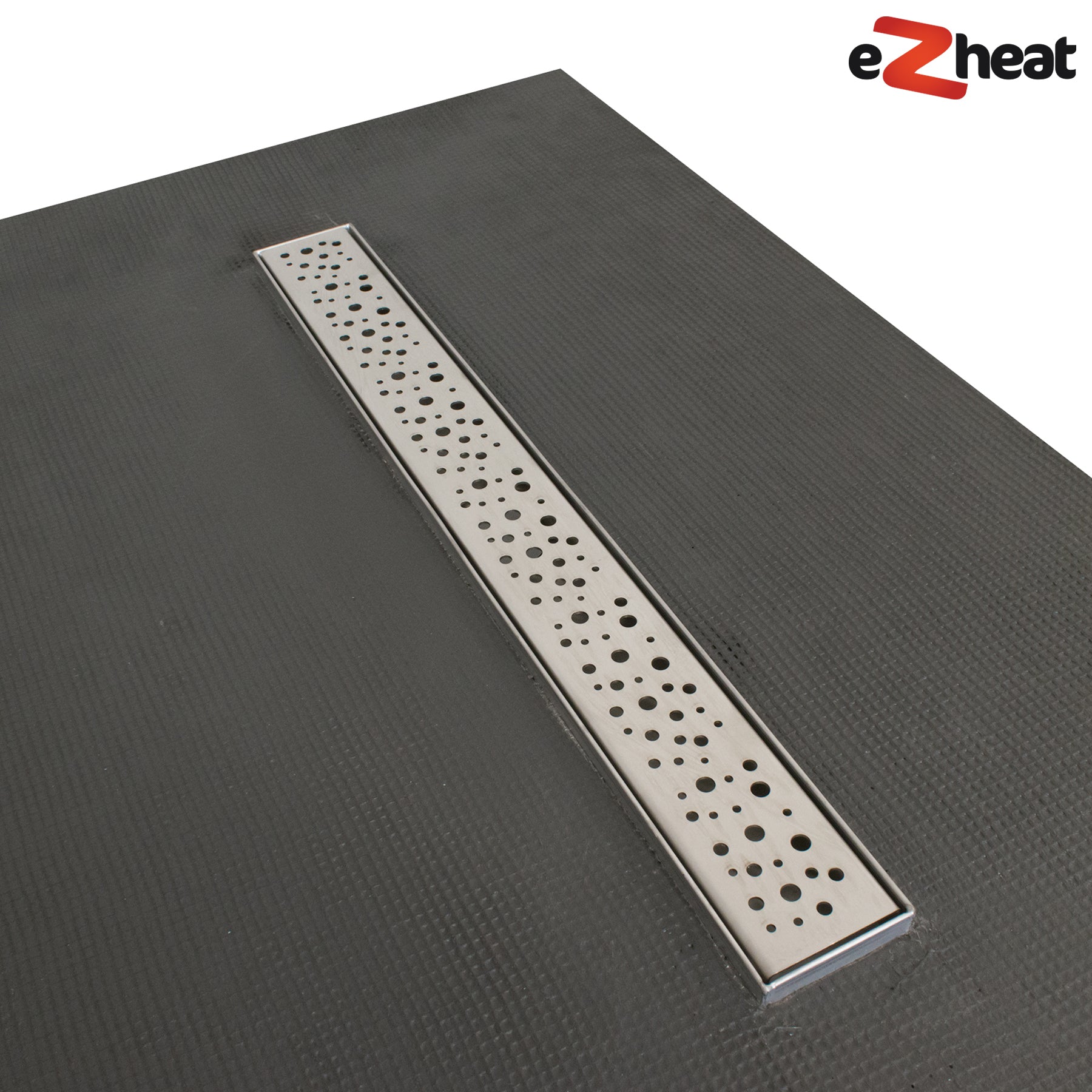 900 x 900 x 30mm Linear Wetroom Shower Tray Kit with Drain & Choice of Grate