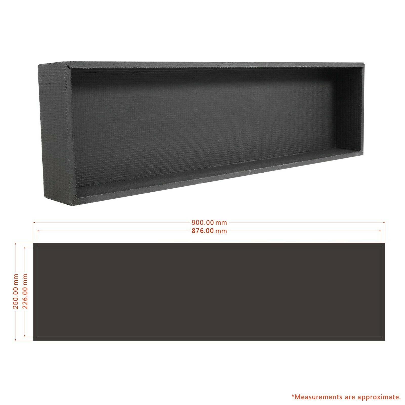 Tileable XPS Recessed Shower Niches