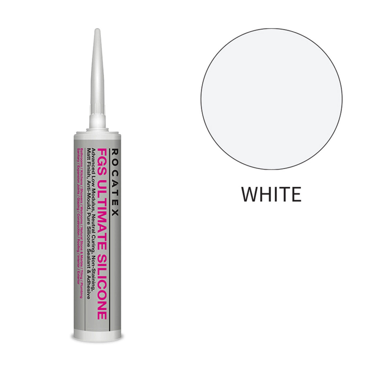 ROCATEX FGS ULTIMATE SILICONE - 310ML - WHITE