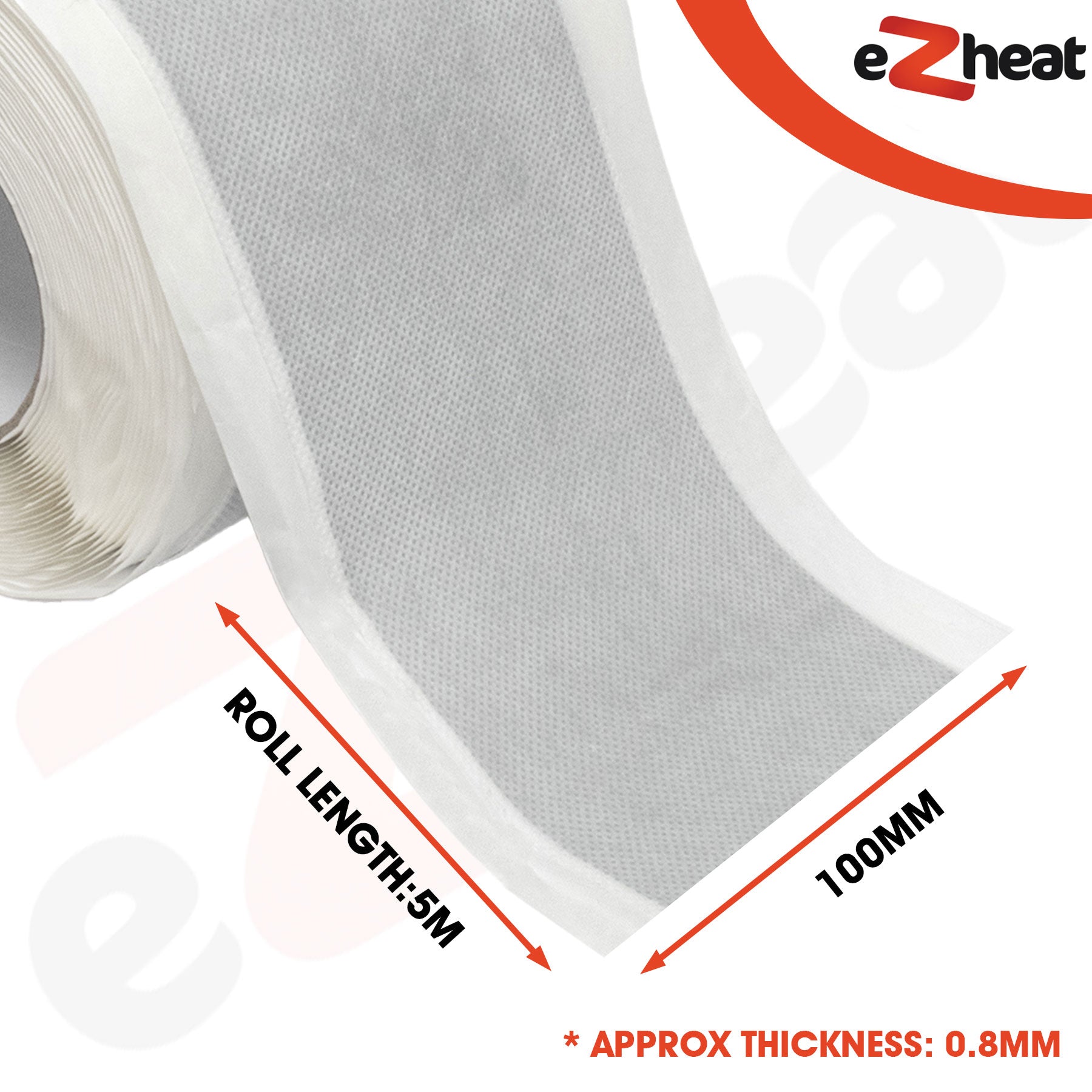 Waterproof Tanking Tape Wet Room Bathroom Self-Adhesive 5m to 20m Butyl Fleece