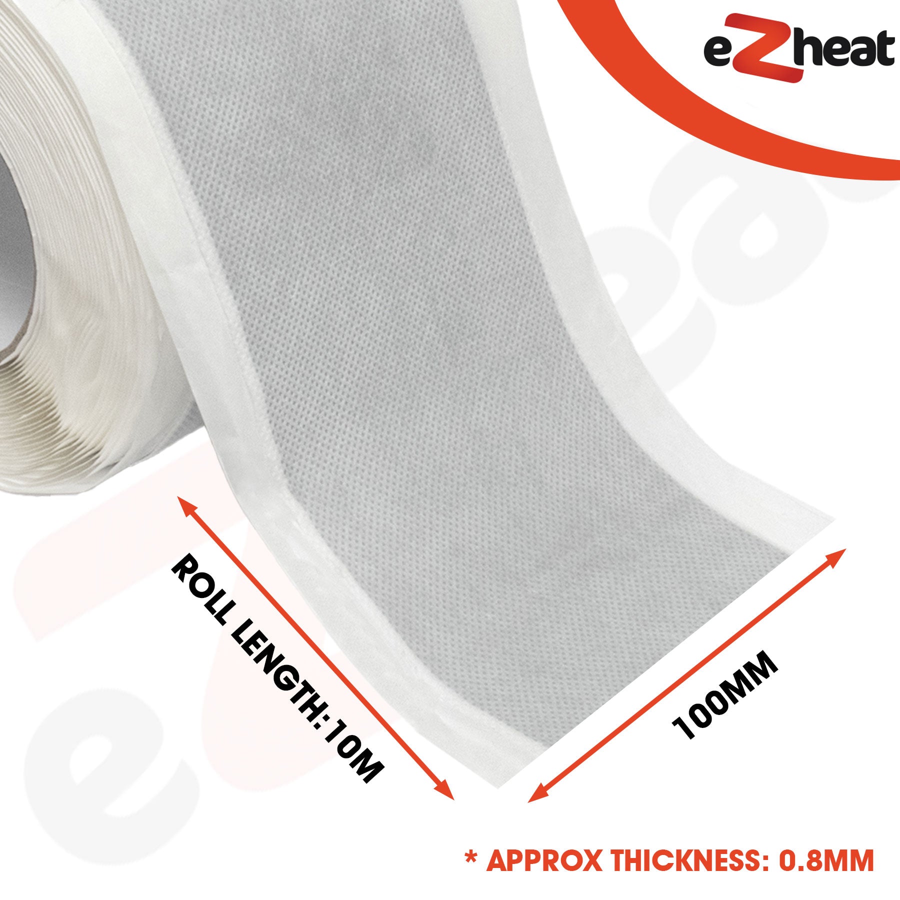 Waterproof Tanking Tape Wet Room Bathroom Self-Adhesive 5m to 20m Butyl Fleece