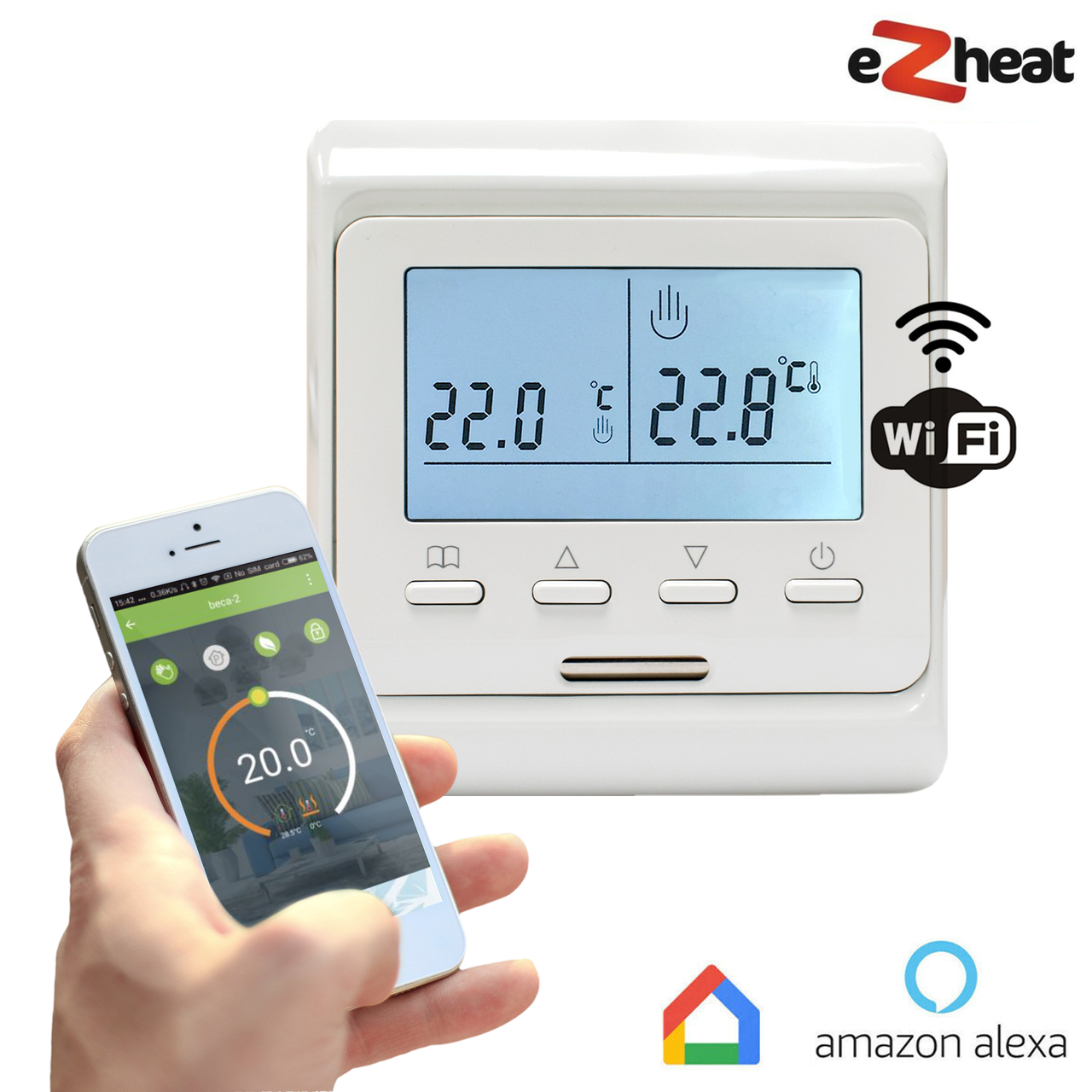 Programmable Digital Thermostat for Underfloor Heating