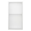 Stainless Steel Shower Niches - White - Optional LED Light
