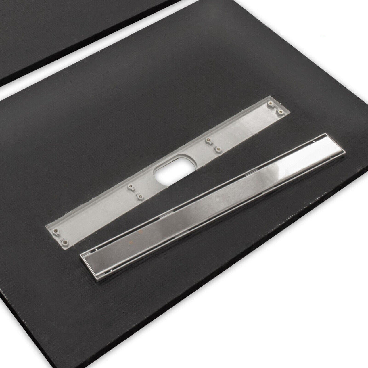 Linear Wetroom Shower Tray Tile On Former Waste Tanking Kit - 1200 x 900 x 30mm