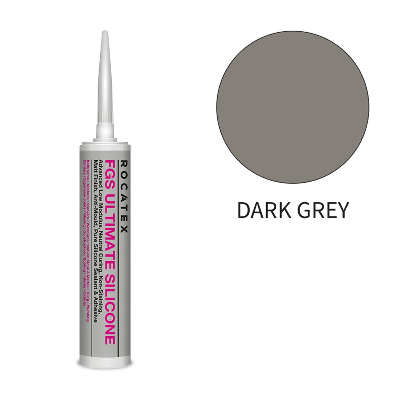 ROCATEX FGS ULTIMATE SILICONE - 310ML - DARK GREY