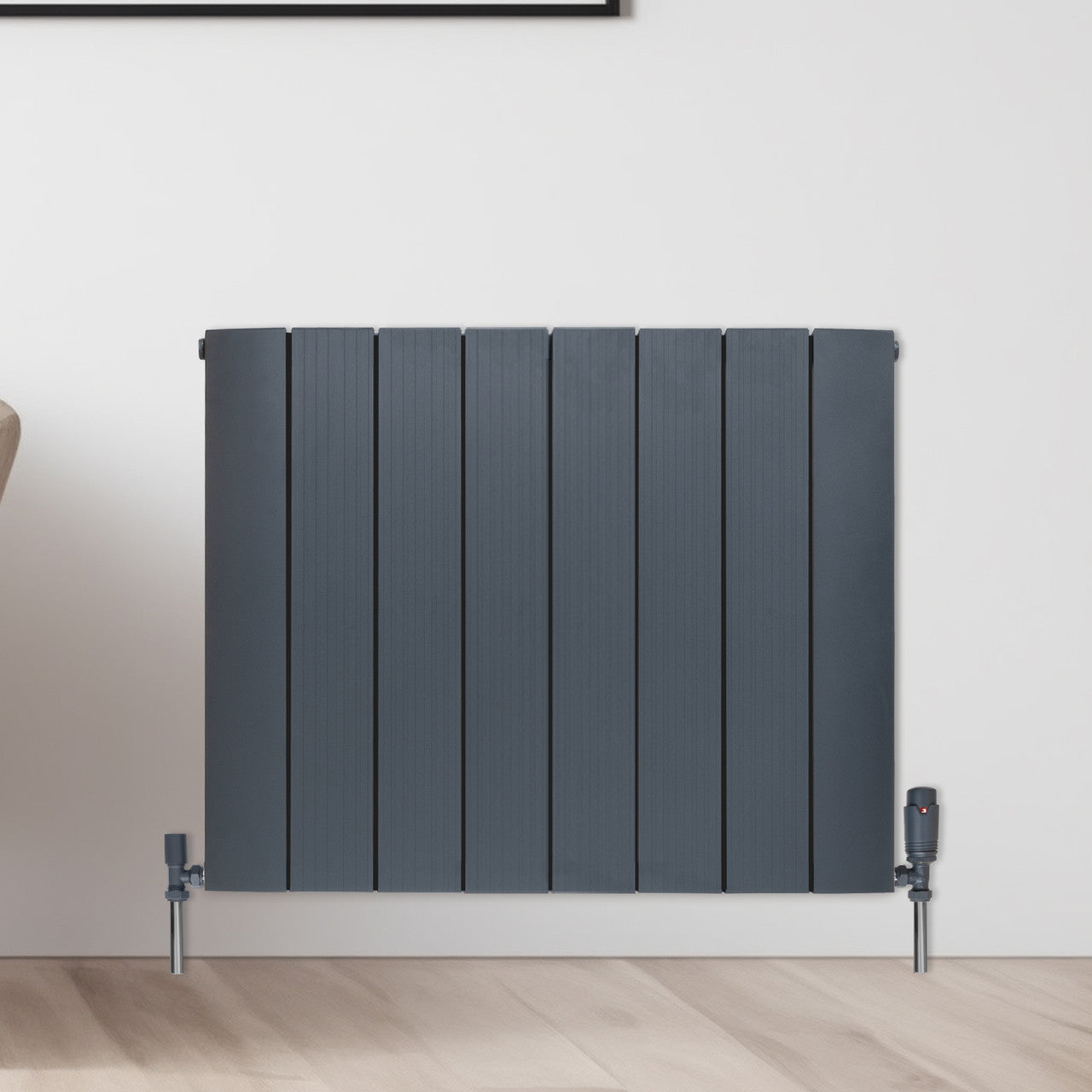 Anthracite Aluminium Designer Radiator Vertical Horizontal Single Double