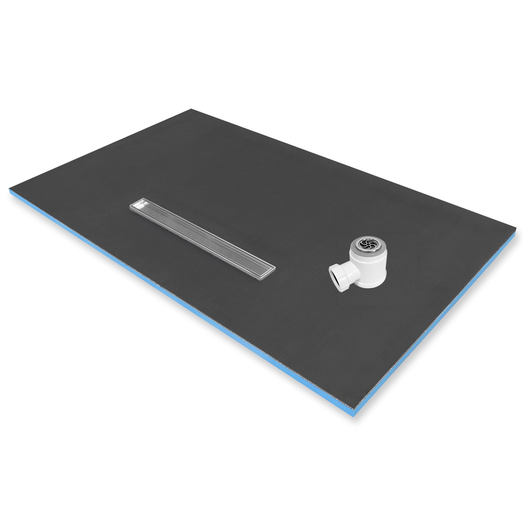Linear Wetroom Shower Trays with Longside Drain Position