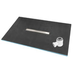 Linear Wetroom Shower Trays with Centre Drain Position