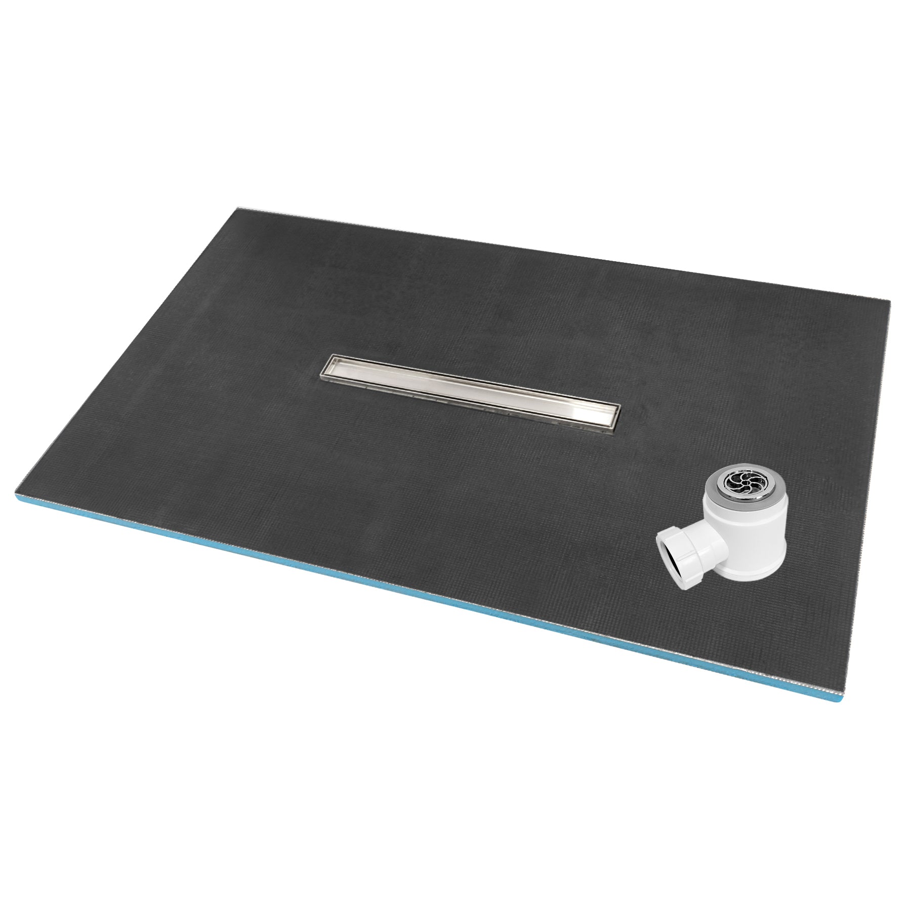Linear Wetroom Shower Trays with Centre Drain Position