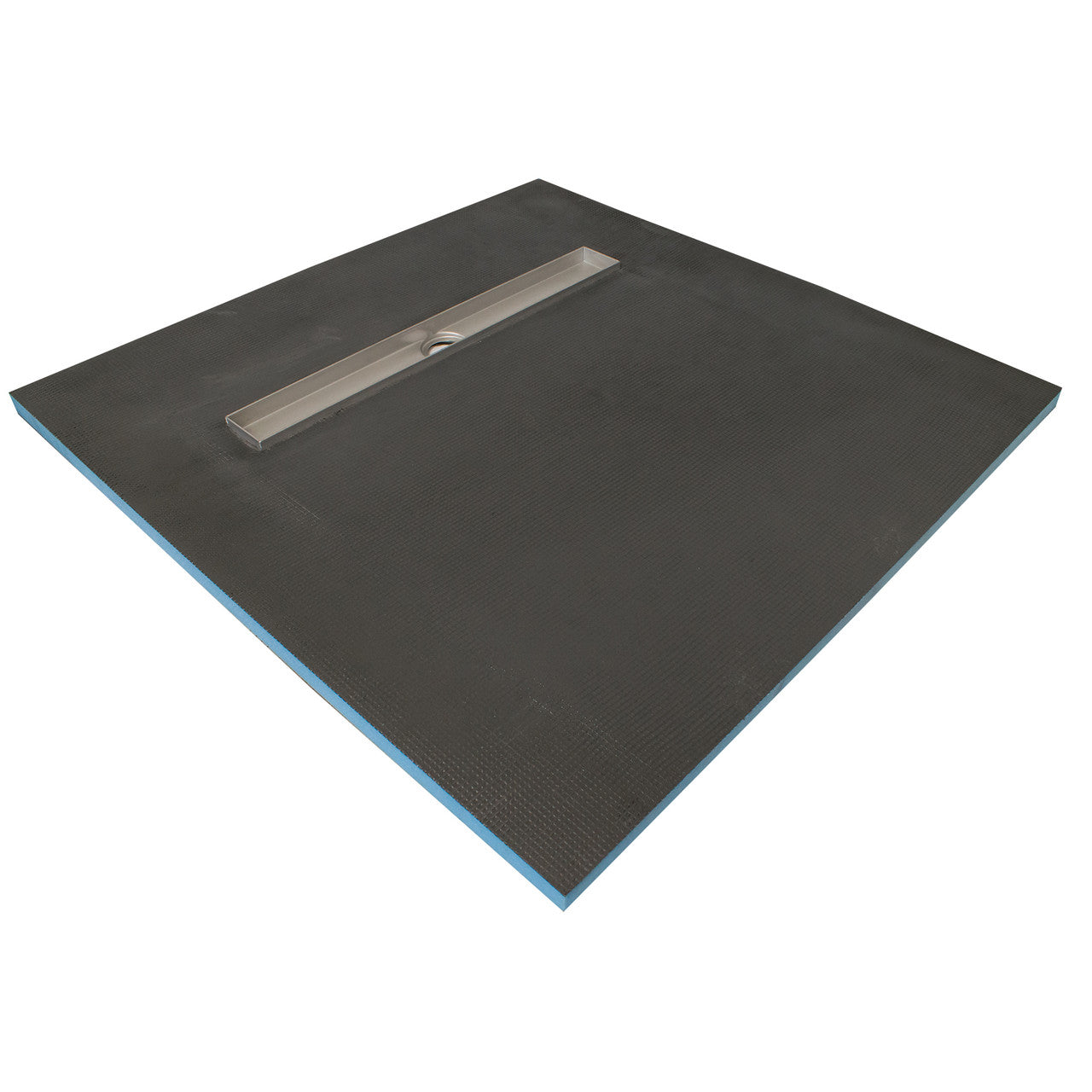 1200 x 1200 x 30mm Linear Wetroom Shower Tray Kit with Drain & Choice of Grate