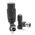 THERMOSTATIC TRV ANGLED RADIATOR VALVES 1/2" X 15MM LOCKSHIELD PACK (ANTHRACITE) (ATRVK10A)