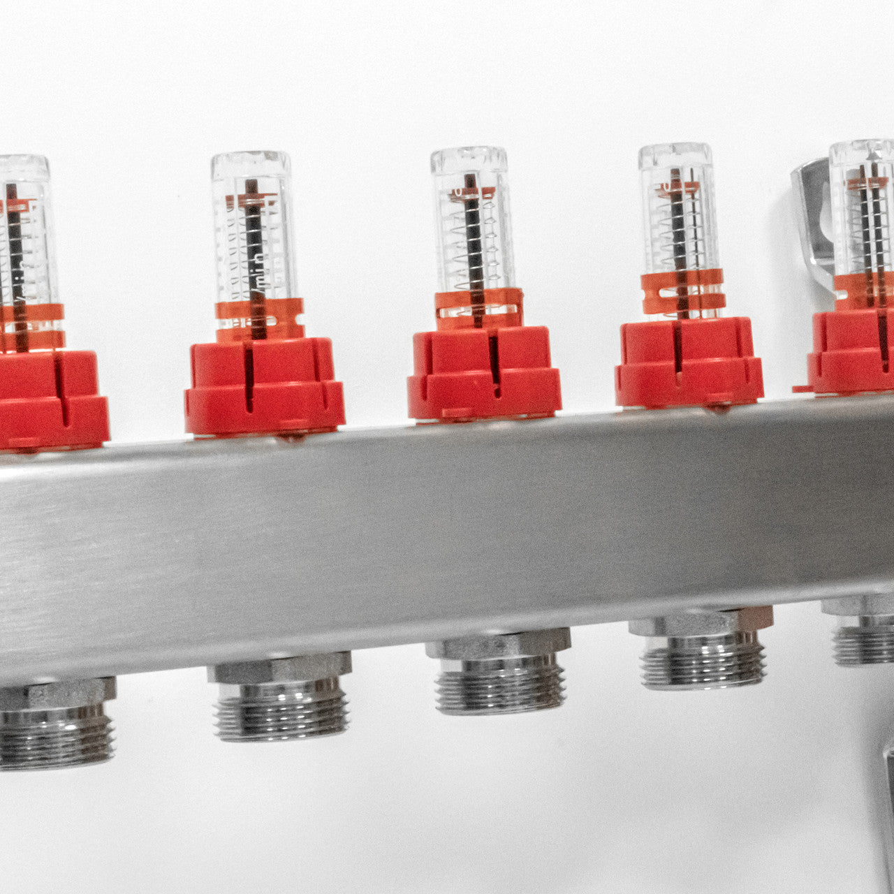 Underfloor Heating Manifolds Stainless Steel - 2 to 12 Port Manifold Kit