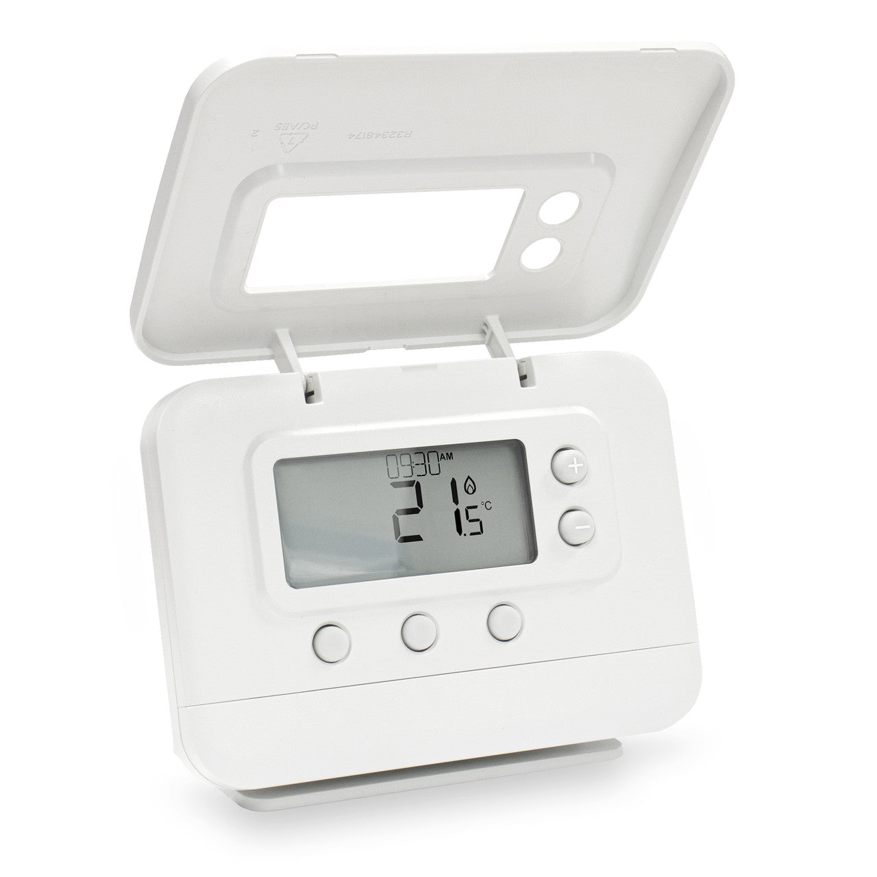 EzHeat T2 Wired Programmable ( CM907 Replacement) Central Heating Thermostat - Lid open
