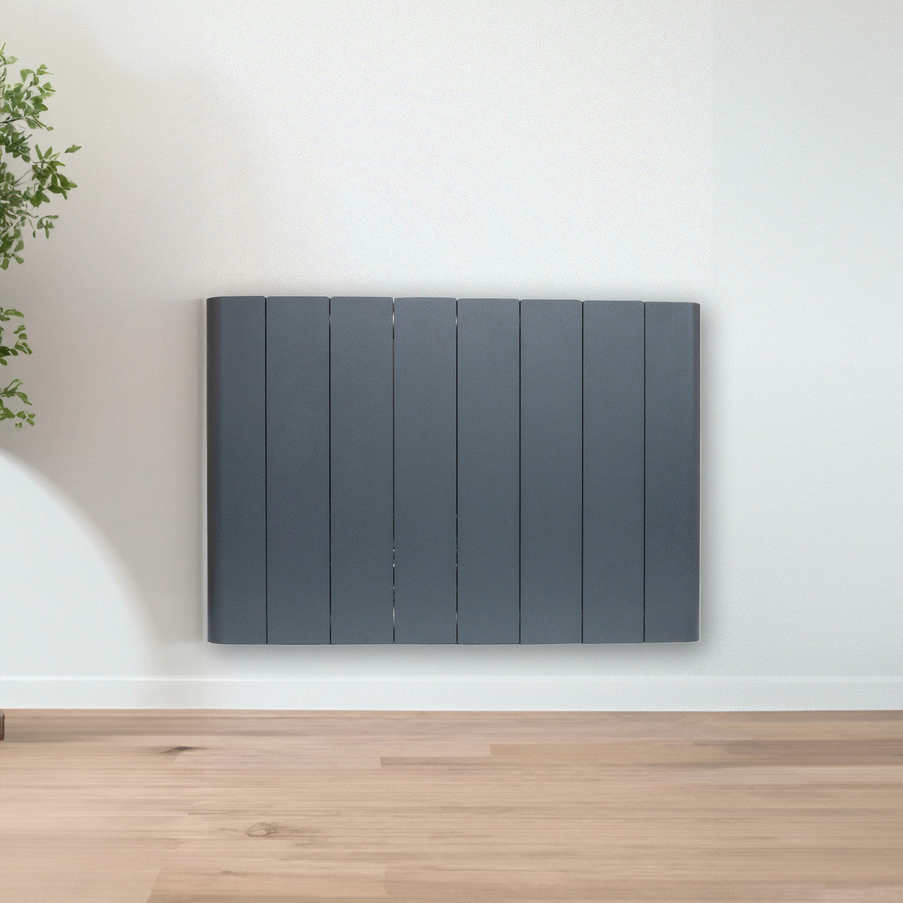 Athena Electric Aluminium Radiator (Anthracite/Horizontal) - 1500W