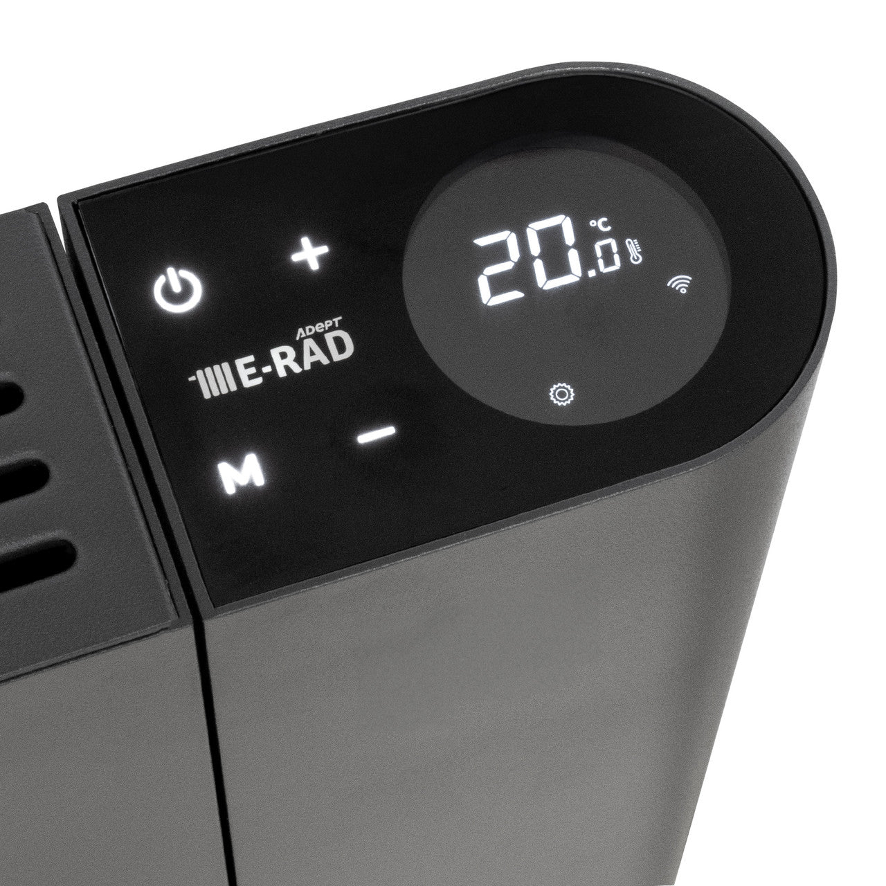 Athena Electric Aluminium Radiator (Anthracite/Horizontal) - 2000W