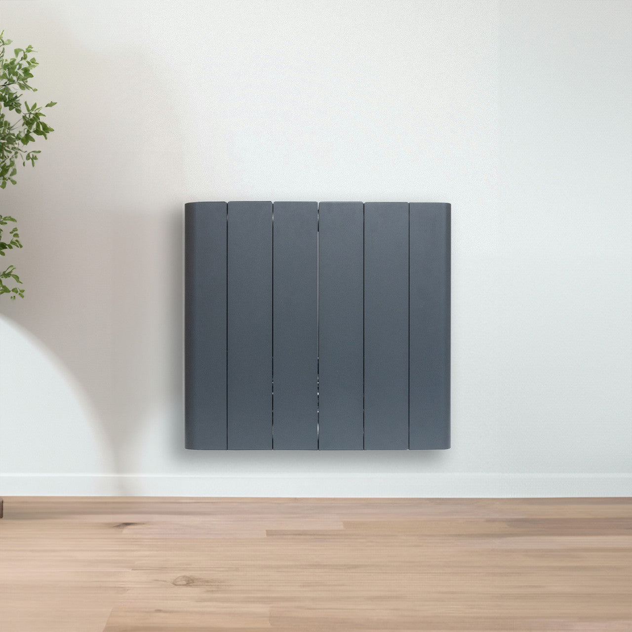 Athena Electric Aluminium Radiator (Anthracite/Horizontal) - 1000W
