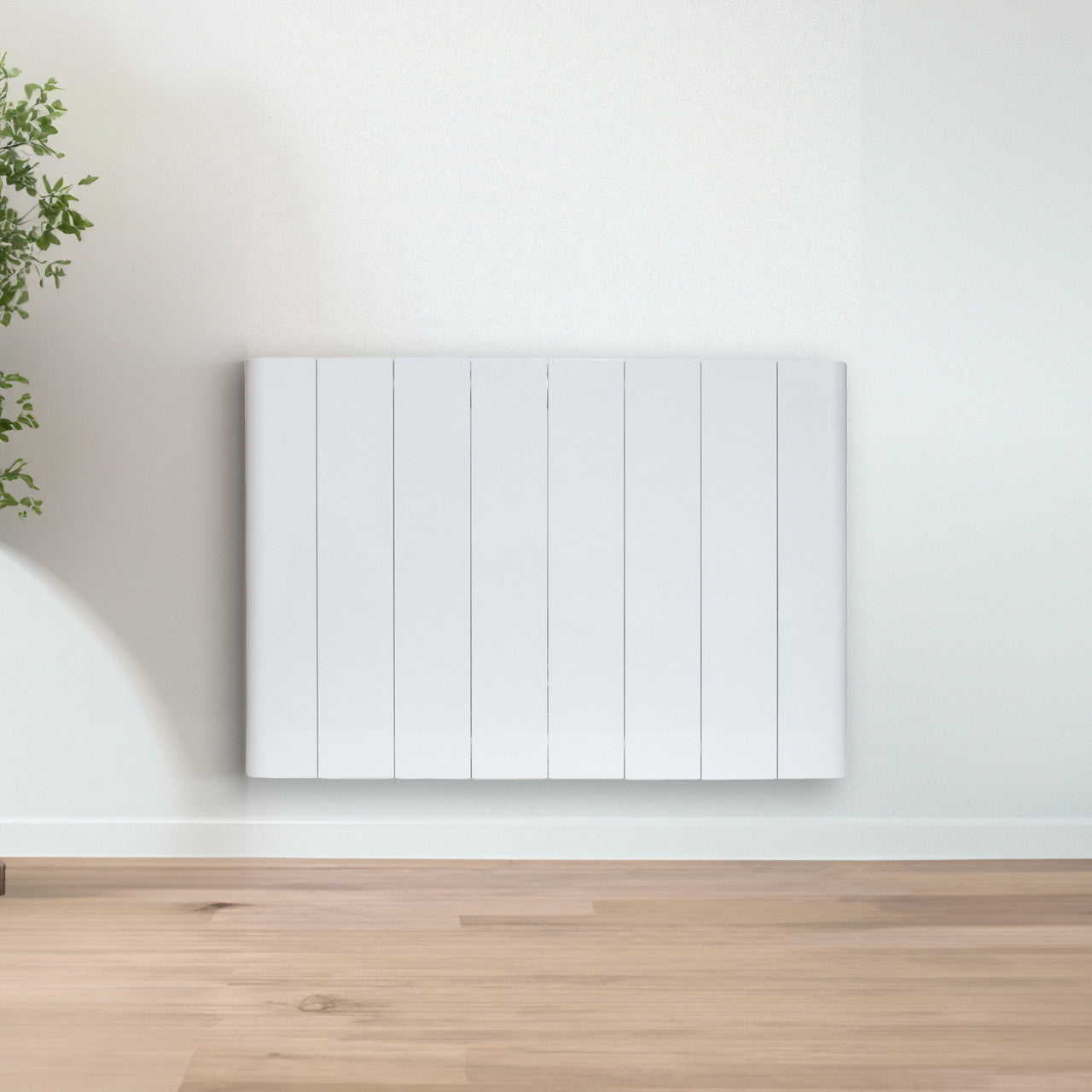 Athena Electric Aluminium Radiator (White/Horizontal) - 1500W