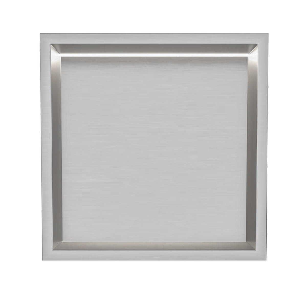 Brushed Stainless Steel Shower Niche with LED Light Colour Option