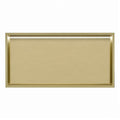 Brushed Brass Stainless Steel Shower Niche with LED Light Colour Option