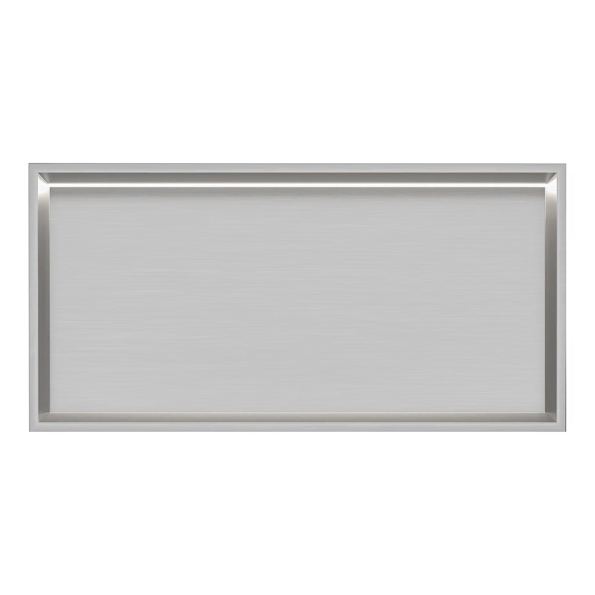 Brushed Stainless Steel Shower Niche with LED Light Colour Option