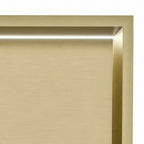 Brushed Brass Stainless Steel Shower Niche with LED Light Colour Option