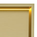 Brushed Brass Stainless Steel Shower Niche with LED Light Colour Option