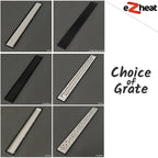 1000 x 1000 x 20mm Linear Wet Room Shower Trays