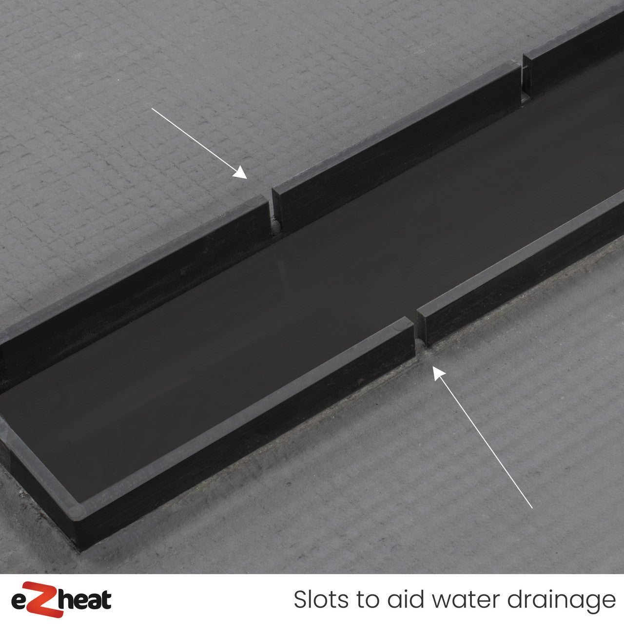 1500 x 900 x 20mm Linear Wet Room Shower Trays Kit with Drain & Choice of Grate