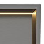 Gunmetal Stainless Steel Shower Niche with LED Light Colour Option