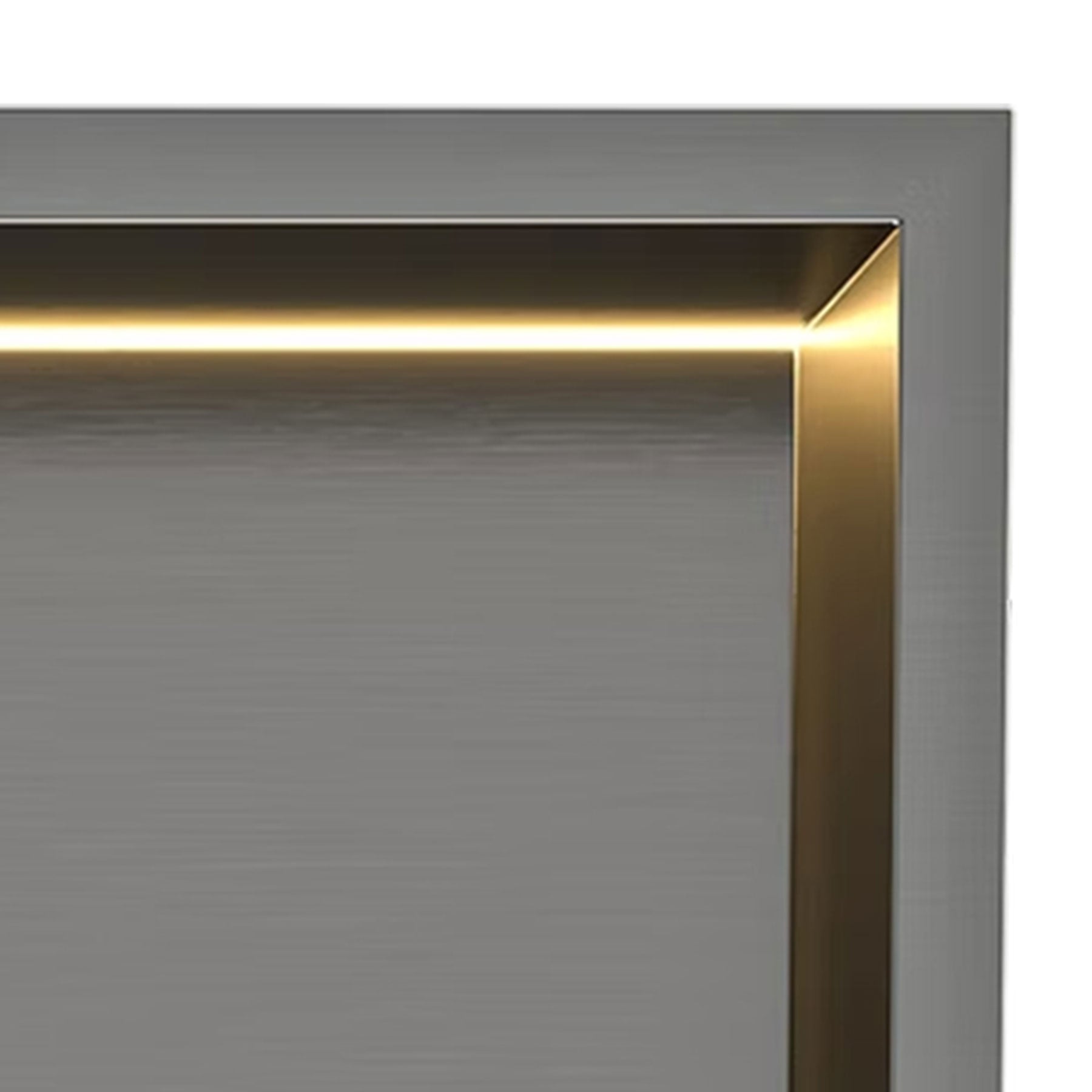 Gunmetal Stainless Steel Shower Niche with LED Light Colour Option