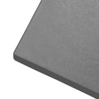 Grey SMC Shower Trays with Solid Holes Drain Cover