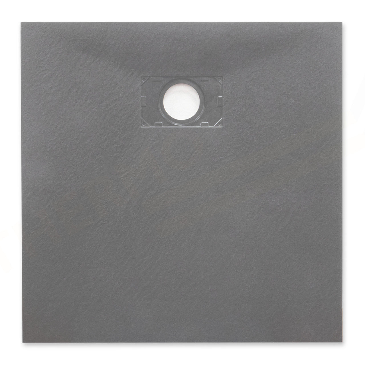 Grey SMC Shower Trays with Solid Drain Cover