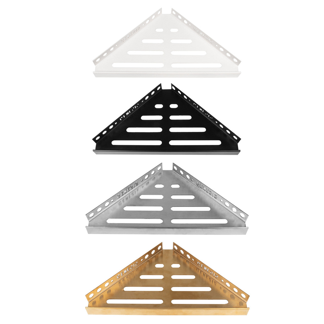  Ezheat Stainless Steel Reversible Corner Shower Shelf