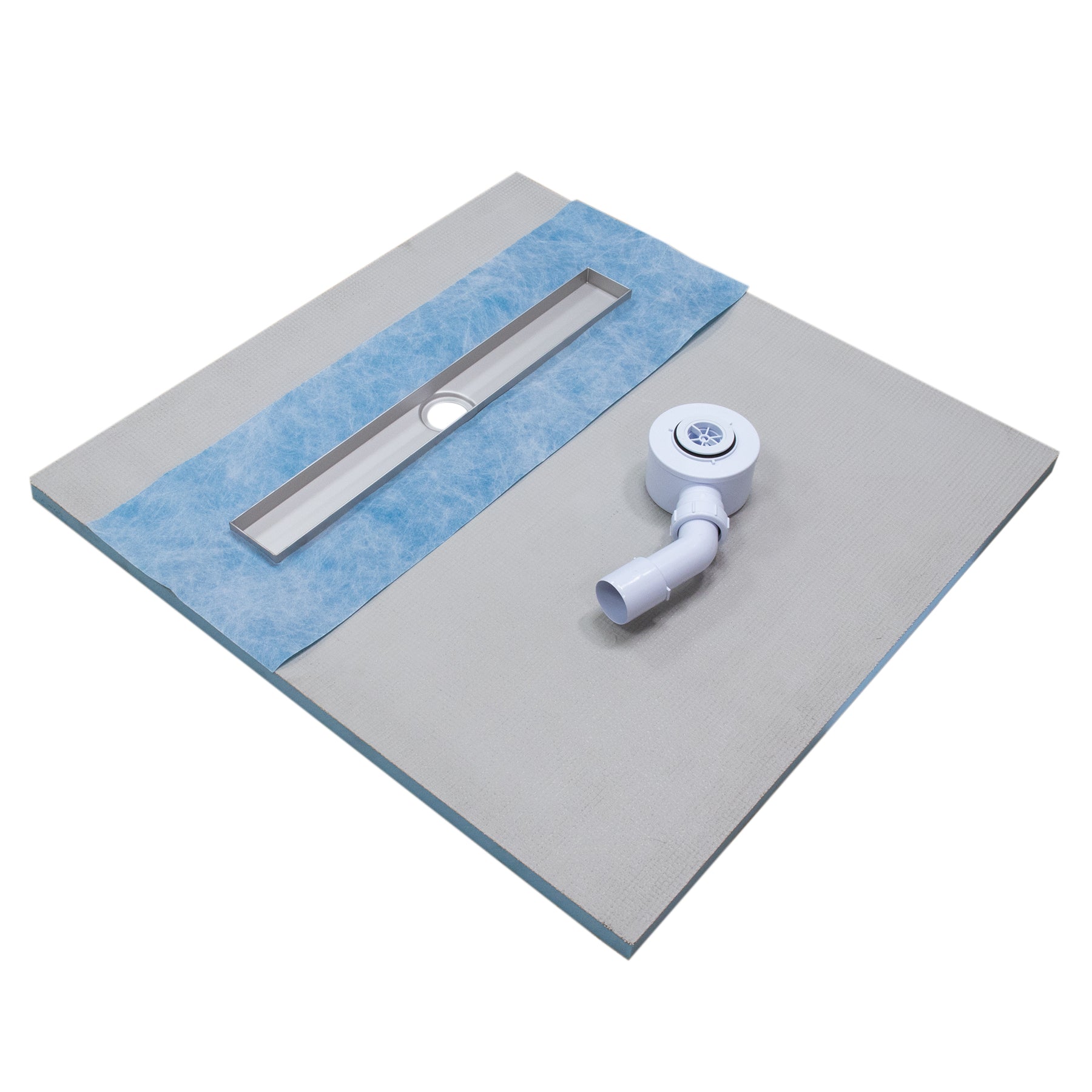 Linear Wetroom Shower Tray - Tile On With Waste and Choice of Grate Style XPS