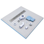 Linear Wetroom Shower Tray - Tile On With Waste and Choice of Grate Style XPS